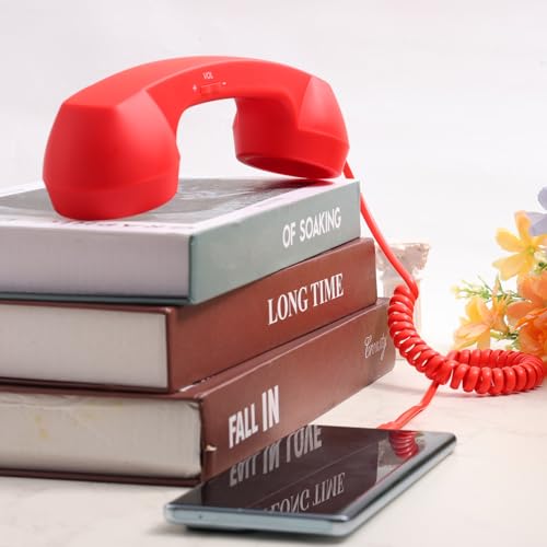 Téléphone portable rétro rouge la solution combiné Type C anti-chauffe écran - 7