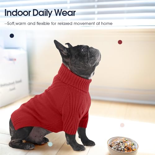 Image of Great Dane Sweater,5XL Extra Large Sweater for Giant Breed Dogs in Winter | Turtleneck Cold Weather Outfit, For Senior & Short-haired Giant Dog Clothes, Elastic Pullover for Saint Bernard,Mastiff