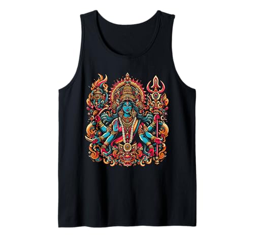 Kali Hindu Goddess Of Death Hindu Mother Fierce Warrior Tank Top