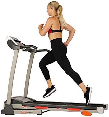 Sunny Health & Fitness Folding Incline Treadmill With Tablet And Device Holder - SF-T4400