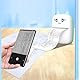 WANGCL Thermo-Etikettendrucker mit USB-Aufladung, tragbarer Bluetooth-Fotodrucker, kompatibel mit Android oder iOS, mit 1 Rolle Thermopapier, Blau