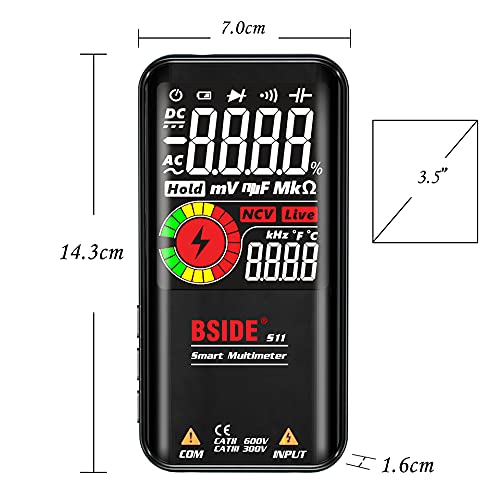 BSIDE S11 Digital Multimeter Auto Range Multi Tester 10000 Counts Smart Voltmeter - Image 2