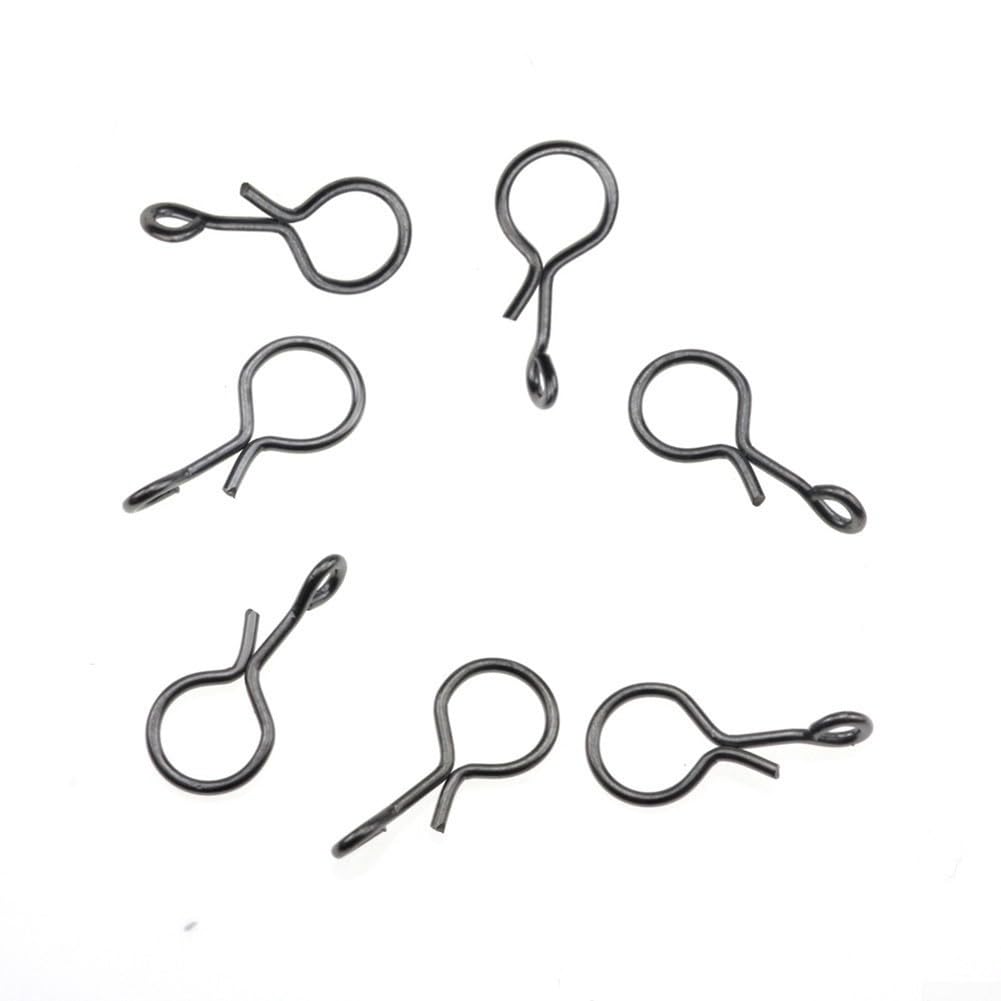 Stainless Steel Fly Fishing Snaps Set of 50 Ideal Links for Quick Change Applications (S)