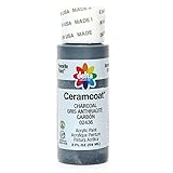 Delta Creative Ceramcoat Acrylic Paint in Assorted Colors (2 oz), 2436, Charcoal