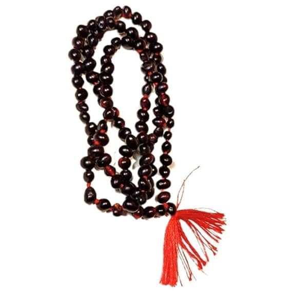 PADMAVATHI ENTERPRISES PE - Black Gunja Mala, Traditional 108 Beads, Natural Chirmi MALA-image-12