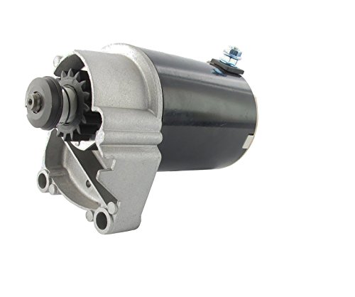 GREENSTAR - Démarreur Électrique Pignon 16 Dents Pour BRIGGS & STRATTON - Modèles 422700 à 422799 - Remplace 394808, 497596 - Longueur de l'Induit 95 mm - 0.255 m x...