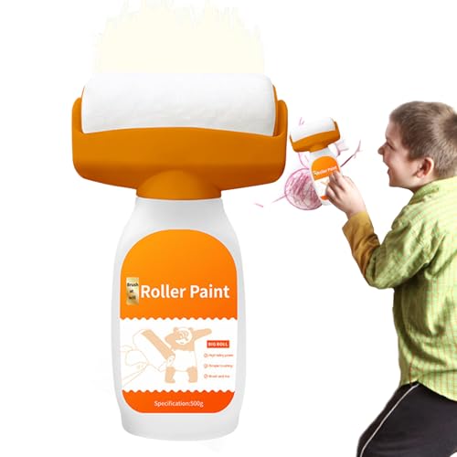 usefulbeauty Rodillo De Pintura,Rodillo Para Pintura De Techo De 500 Gramos | Herramientas De Aplicación Para Bañera De Baño Puerta Molduras Madera Interiores Exteriores Cocina Salón Interior