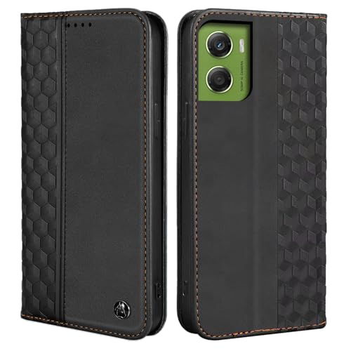 CXTcase Coque pour Motorola Moto G06, Housse en Cuir PU Pochette Portefeuille Magnétique Étui de Protection, Flip Case pour Motorola Moto G06, Noir