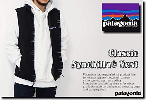 Amazon.co.jp: Patagonia Classic Synchilla Vest, Black (Black