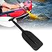 CCYLEZ Canoe Paddle, Boat Paddle Sturdy Aluminum Alloy Rod for Fishing (Black)