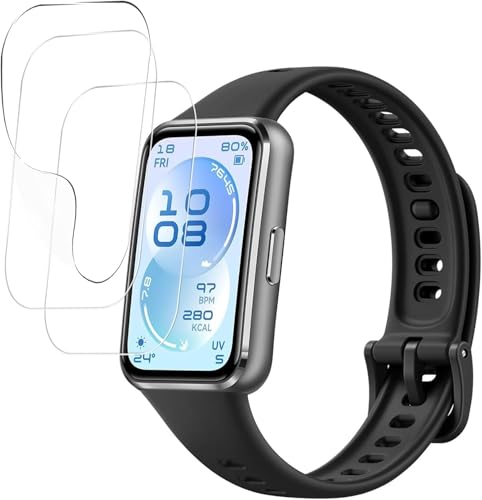Gosento For Huawei Band 11 Pro �t�B���� �S�ʕی�t�B���� �y3������z��K���X �����ߗ� �ϏՌ� �h�w�� ���� TPU�ی�t�B���� �C�A�[���S�ʕی�