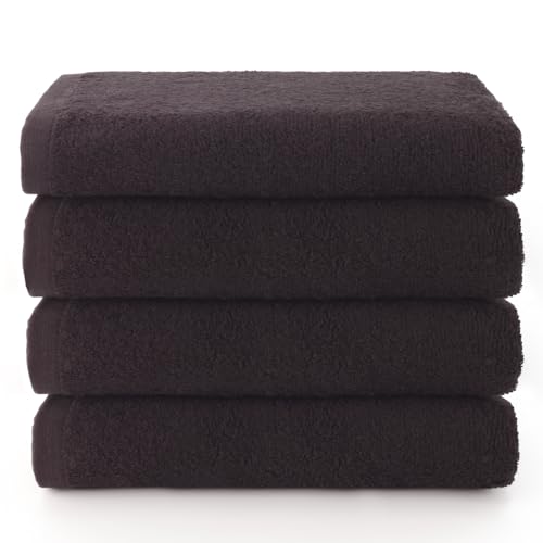 Top Towel – Toallas Cara/Bidé (4 Piezas): Toallas Baño Suaves y Absorbentes – Algodón 100%, 400 g/m², Sin Pelusa