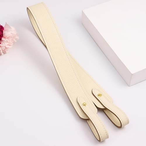 Image of Genuine Leather Purse Strap for Picotin /Lindy /Evelyne Bags Leather Shoulder Straps Replacement for Handbag
