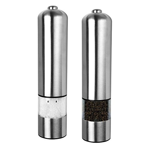 il miglior macina-spezie con acciaio inox spazzolato, segno