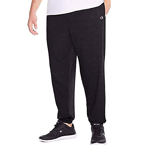 Champion Sweatpants for Men - Big and Tall Joggers - Workout Pants Black 5