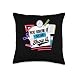 Motivational Testing Day Test Day School Exam Throw Pillow