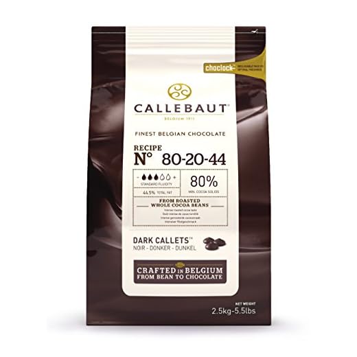 virutas de chocolate negro Callebaut ( 80% ) Callets