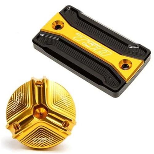 Tapa de líquido de frenos premium dorada M20x1.5 para Suzuki GSXS750