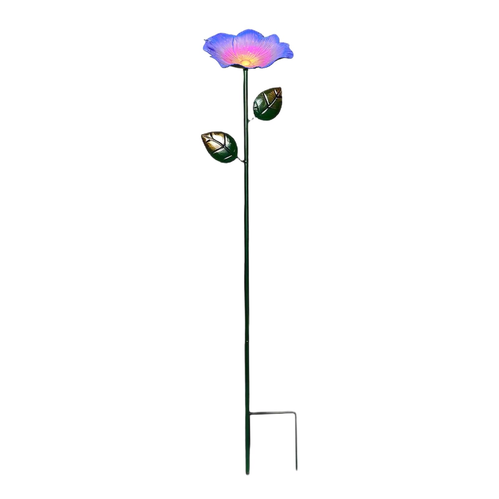 Metal Flower Bee Feeder Garden Stake Bath Bee Watering Station Outdoor Feeder for Pollinators Yard Lawn Decor