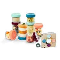 Babymoov Babybols in vetro multiset 4x 100ml+ 4x 220ml+ ricettario