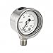 ASHCROFT 401008S01L160# 1/8 INCH NPT MALE, 316 L SS TUBE / 316 SS PROCESS CONNECTION, 160 PSI, LOWER MOUNT CONNECTION, 40 MM (1-1/2 INCH) DIAL, PRESSURE GAUGE
