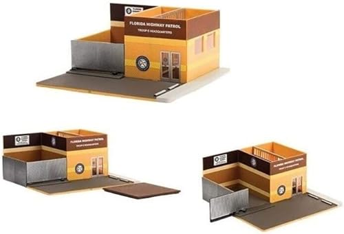 Miniatura 2 de Hot Pursuit Central Command Florida Highway Patrol, Naranja - Greenlight 57091-1/64 escala Diorama