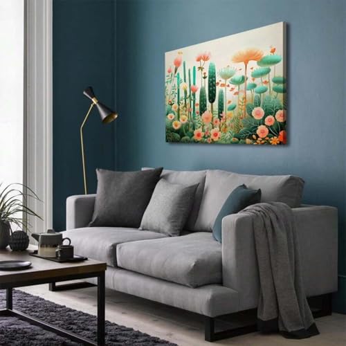 Décoration murale florale grand format mur vide XINBAO - 4