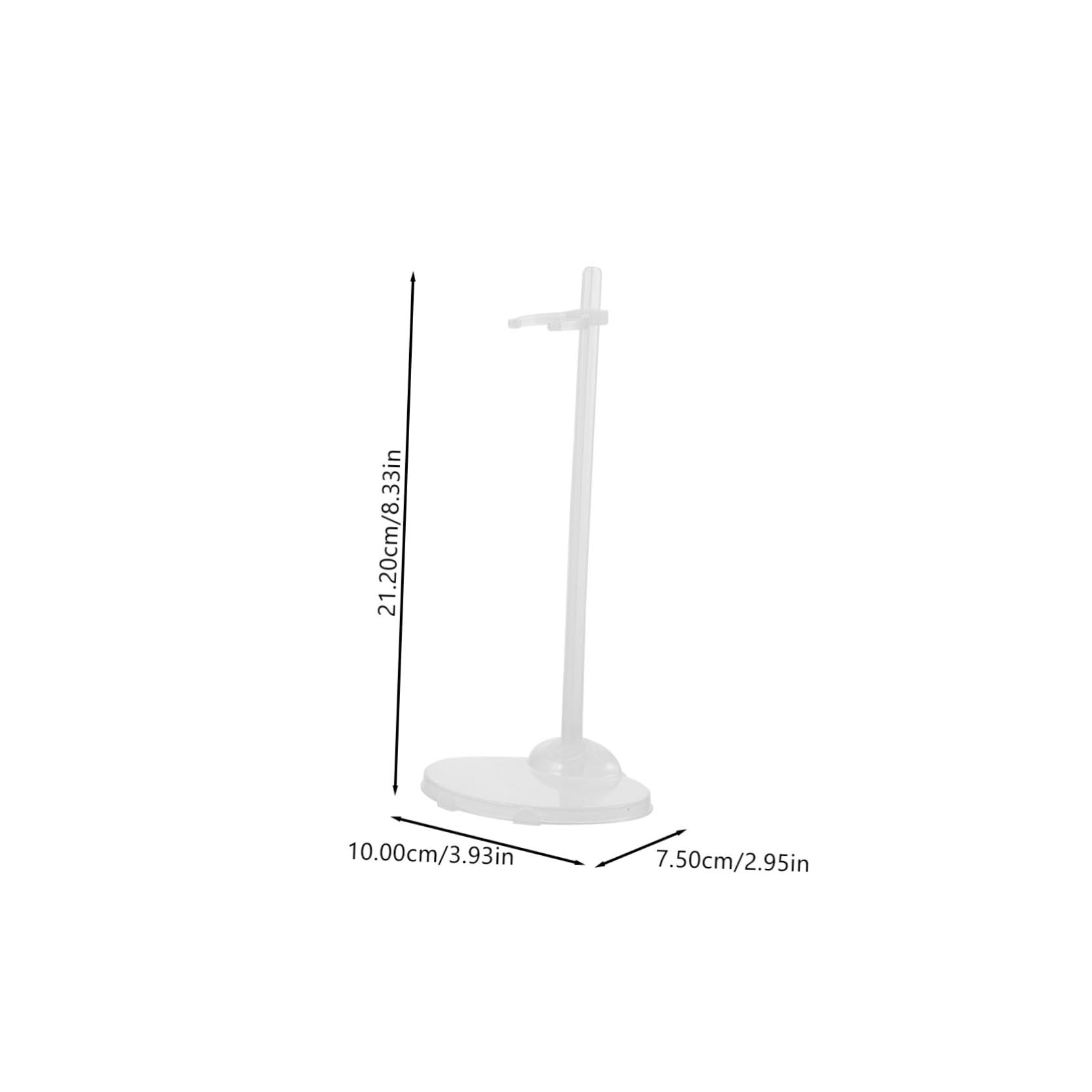 VICASKY Base Dolls Support Stands 15pcs Plastic Display Holders Wide Base Secure and Smooth Surface for Dolls