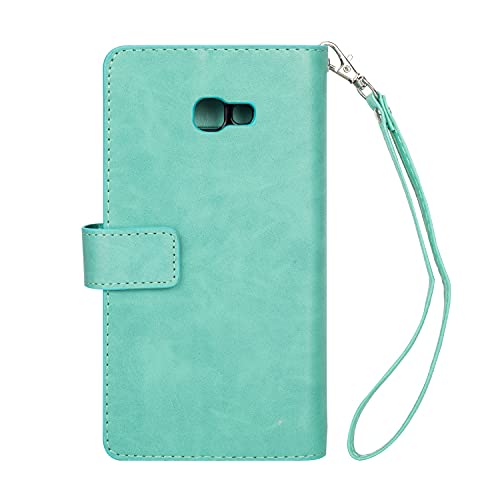Capas protetoras para smartphone para Samsung Galaxy A7 2017, capa tipo carteira de couro magnética