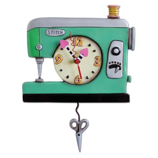 Allen Design Studios "Stitch" Resin Wall Clock