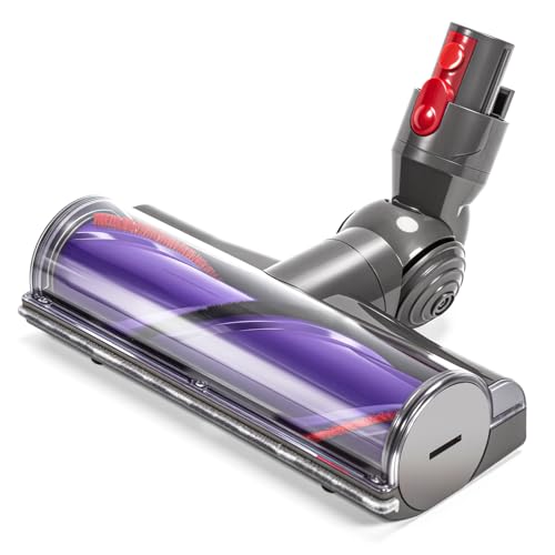 Bafiwu Cepillo Eléctrico Compatible con Dyson V7 V8 V10 V11 V15 Aspiradoras, Repuestos Dyson Accesorios, Cabezal de Recambio Cepillo para Suelos para Alfombras y Suelos Duros