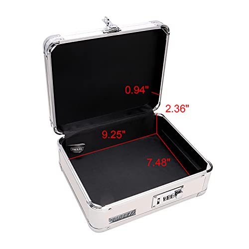 Vaultz Locking Cash Box, 9.875 X 4.875 X 8.5 Inches, White (Vz00172) #TOP4
