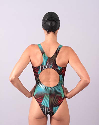 Fabíola Molina Maiô Para Natação Comfort Trad 922, Multicolorido, Tamanho G