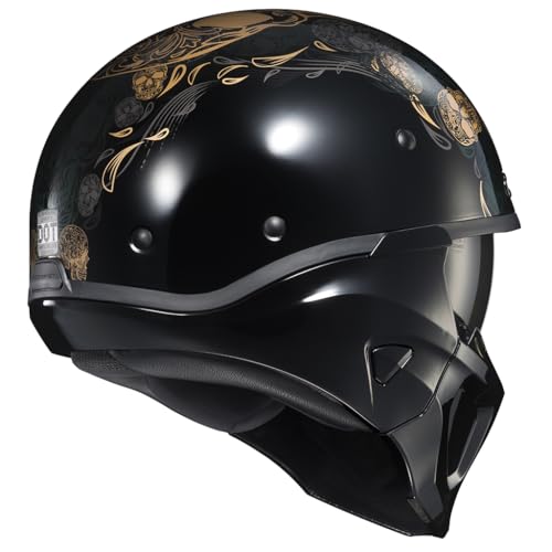 Image of ScorpionEXO Covert X Open Face Half Shell 3 /4 Mode Motorcycle Helmet Comm Ready Speaker Pockets DOT