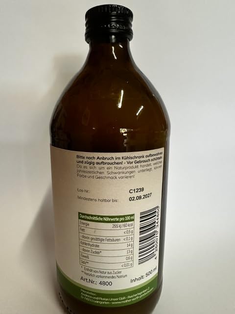 100% Graviola Direktsaft aus reinem Fruchtpüree (2 x 500ml)