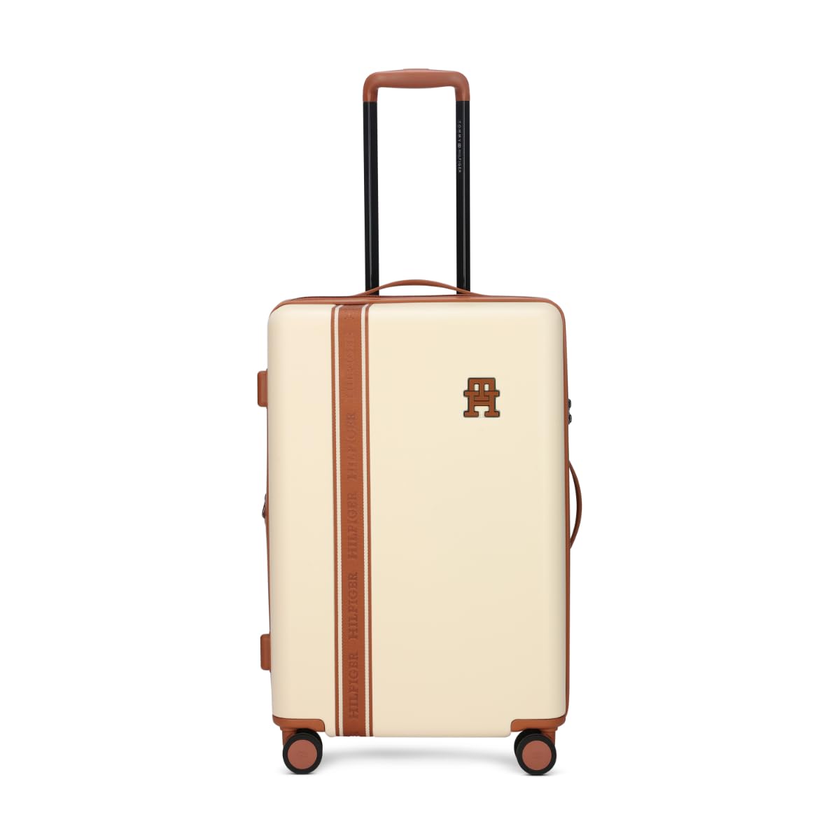 Mid-Size Luggage Edison - Tan | Check-in Trolley Bag with TSA Lock | 360° Hinomoto Spinner Wheels | Telescopic Handle | Expandable | Hardshell PC Suitcase | 80L Capacity-image-27