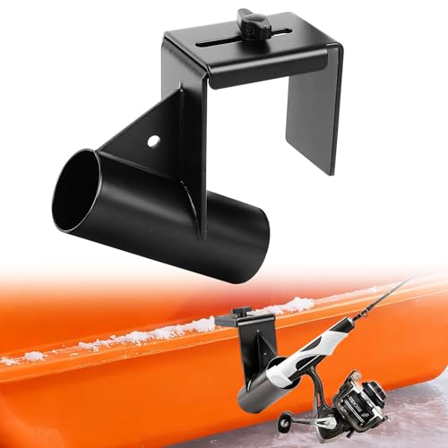 YIBOBO 2Pcs Upgraded Metal Ice Fishing Sled Rod Holder, Adjustable