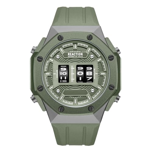 Image of Kenneth Cole Reaction Green Dial Men's Watch - KRWGQ0069604