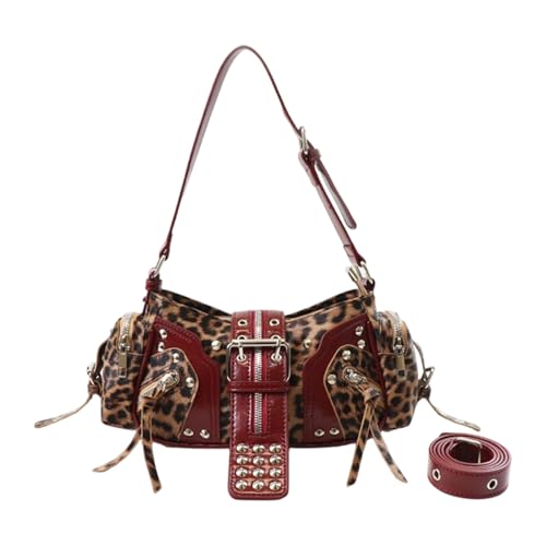 Sac à bandoulière en cuir synthétique aux finitions soignées