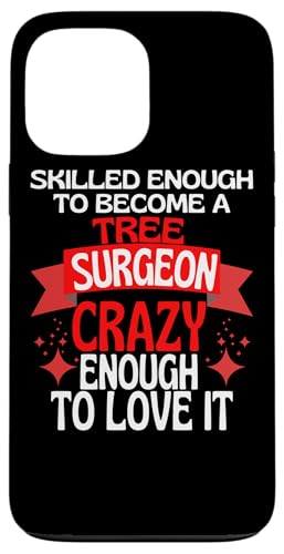 樹木外科医になる熟練の技 スマホケース iPhone 13 Pro Max 用