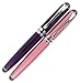 SIPLIV 2PCS Jinhao X750 Rollerball Pen in 2 Colors, Black Ink, Purple & Pink