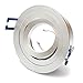 Price comparison product image 'Lu Mi 10 SD 1046 with GU10 Fitting, Swivelling recessed spotlight aluminium Installation Frame Round Silver