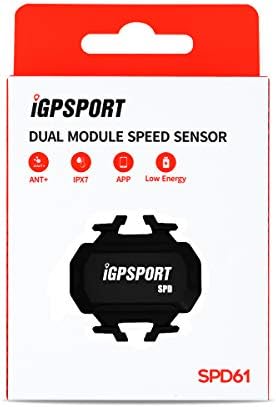 iGPSPORT iGS10 Wireless Bike Computer, IPX6 Waterproof Cycling Computer Bluetooth/ANT+ Bicycle GPS combo with bike mount Cadence/Speed Sensor