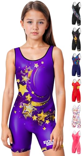 Exxact Sports Sublimated Youth Girls Wrestling Singlet – High-Cut, Full-Coverage