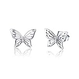 Material: pendientes de tuerca para mujer en plata de ley 925 sin níquel, hipoalergénicos sin plomo, especialmente para aquellos con piel sensible.