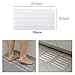Anti-slip Strips, Safety Shower Treads Stickers - 24 Pcs, Bathtub Non Slip Stickers, Anti Skid Tape for Shower,Tub,Steps, Floor-Strength Adhesive Grip Appliques for Baby,Senior,Adult (Clear)8 x 0.8In