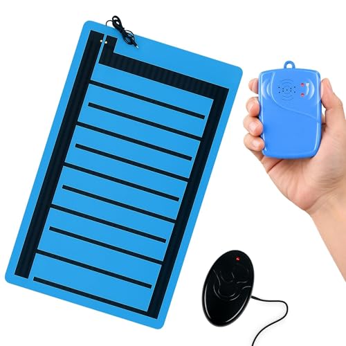 Wireless Bedwetting Alarm for Boys Girls Kids, Pee Alarm for Bedwetting, Portable Home Use Potty Training Alarm, Adjustable Volume Receive Wireless Distance of 65-90ft