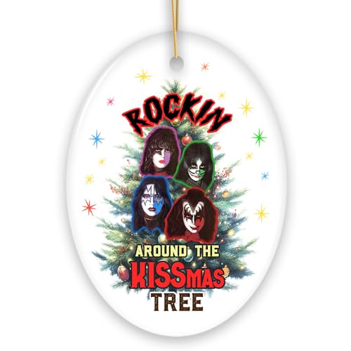 Iconic Hard Rock n Roll Guitar Ornament