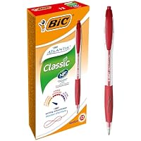 BIC Atlantis Classic Bolígrafos Retráctiles de Punta Media (1,0