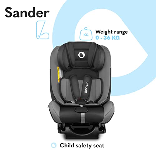 Lionelo Sander Kindersitz mit ISOFIX für Kinder von Geburt bis 36 kg